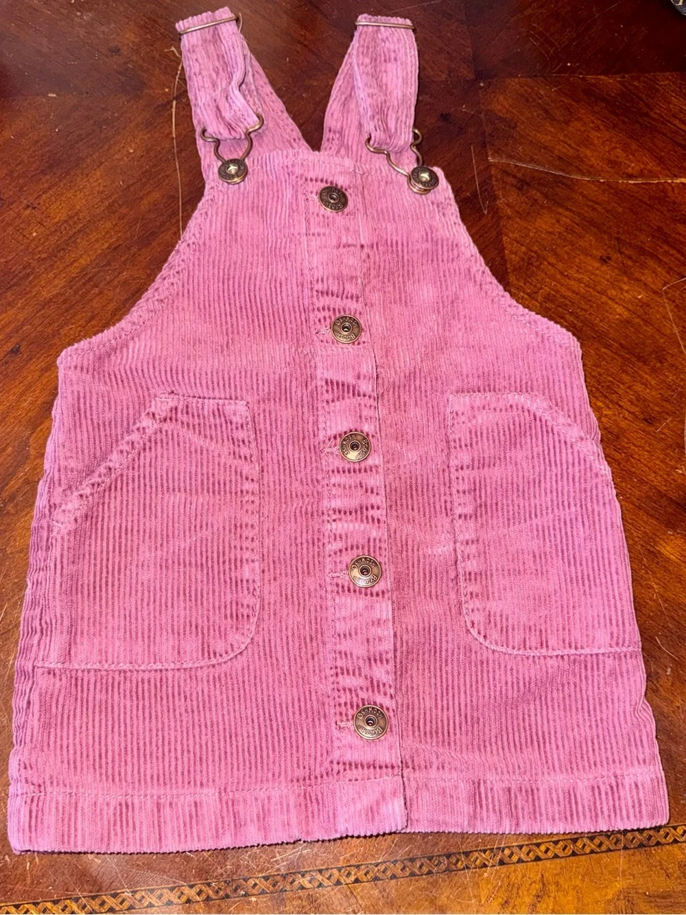 OshKosh B’gosh Girls 2T Pink Corduroy Jumper Dress – Excellent Condition